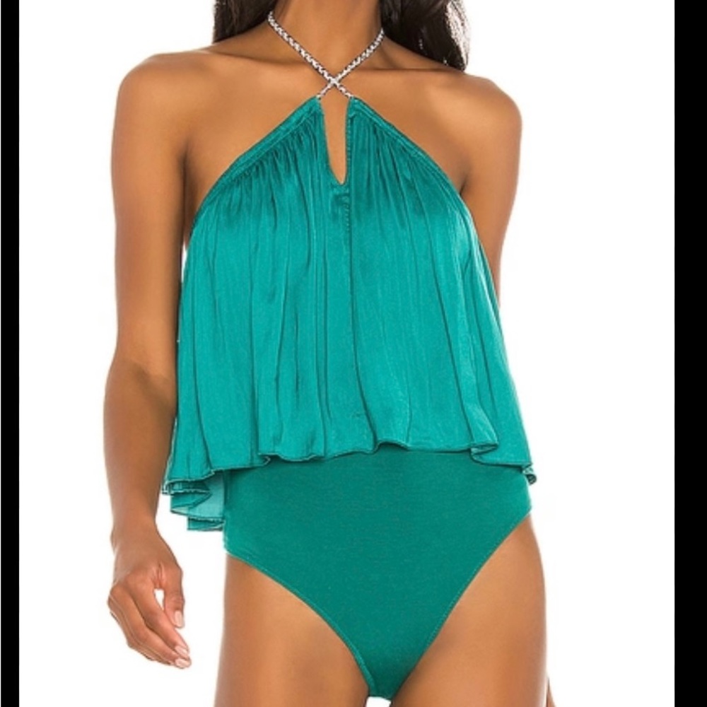 Free People Callie halter neck bodysuit versatile styling